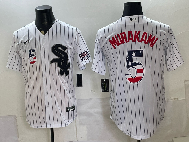 Men Chicago White Sox #5 Murakami white Nike MLB 2026 jersey 0716004